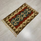 Small Turkish Kayseri Wool Kelim Rug