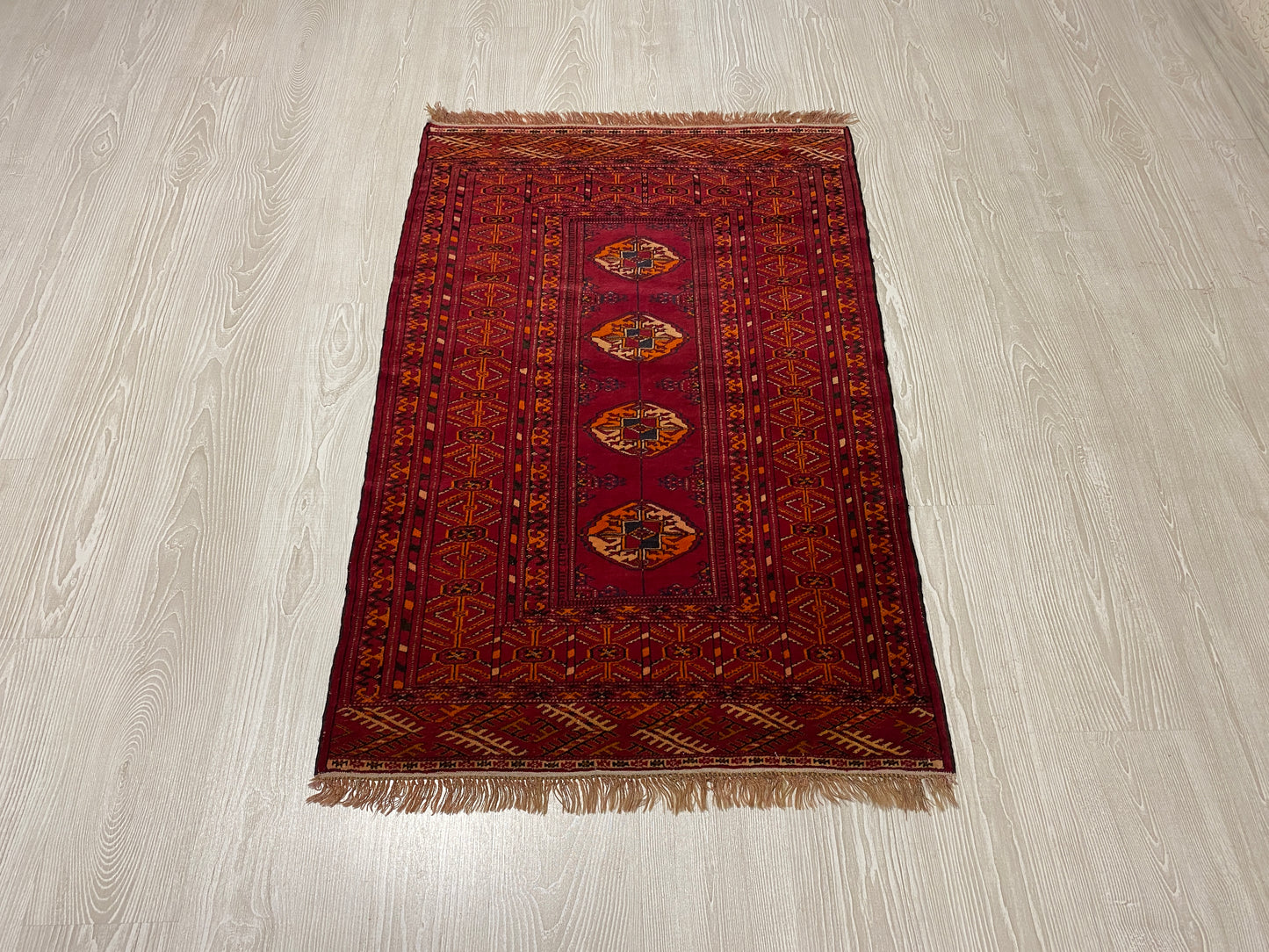 Very Fine Turkmen Buhara Carpet Rug