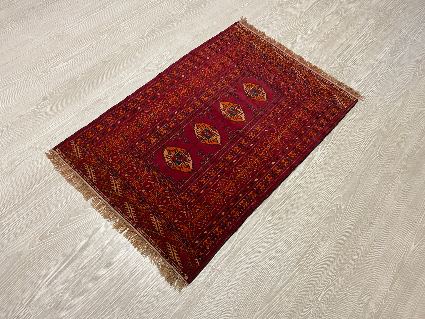 Very Fine Turkmen Buhara Carpet Rug