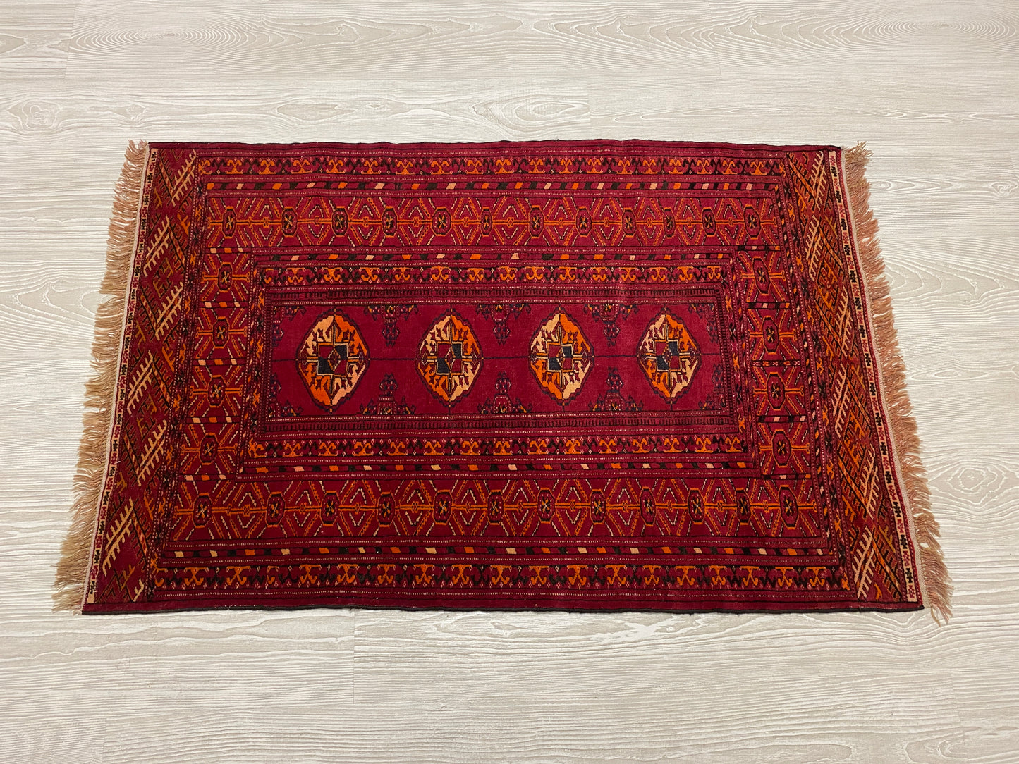 Very Fine Turkmen Buhara Carpet Rug