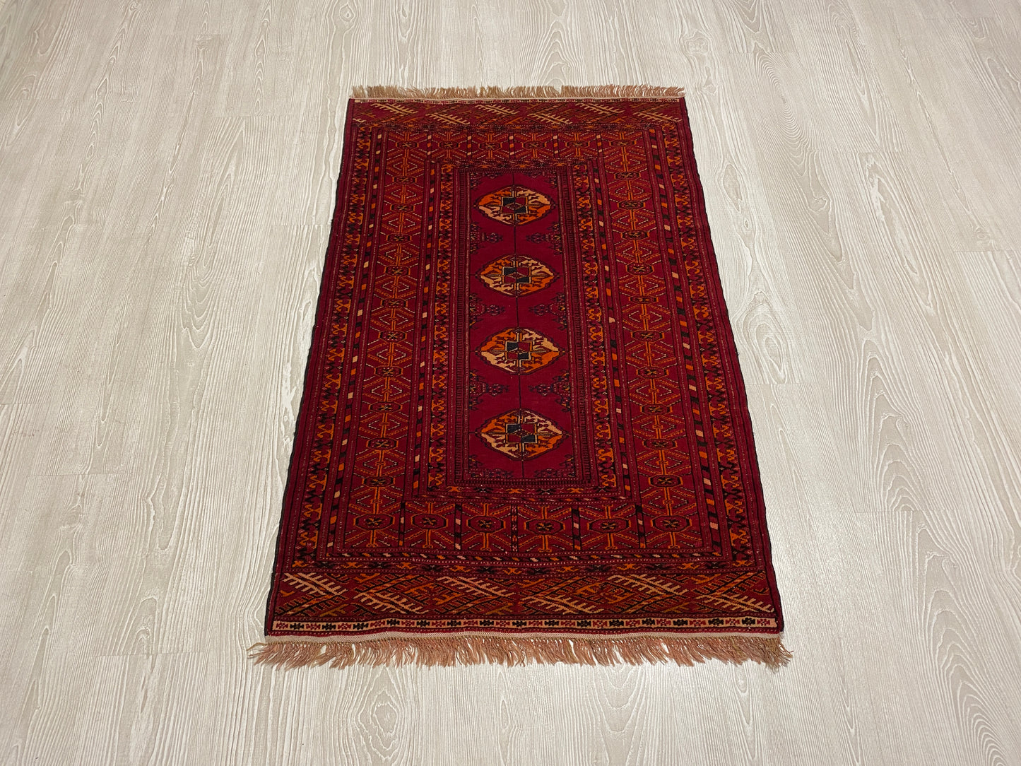 Very Fine Turkmen Buhara Carpet Rug