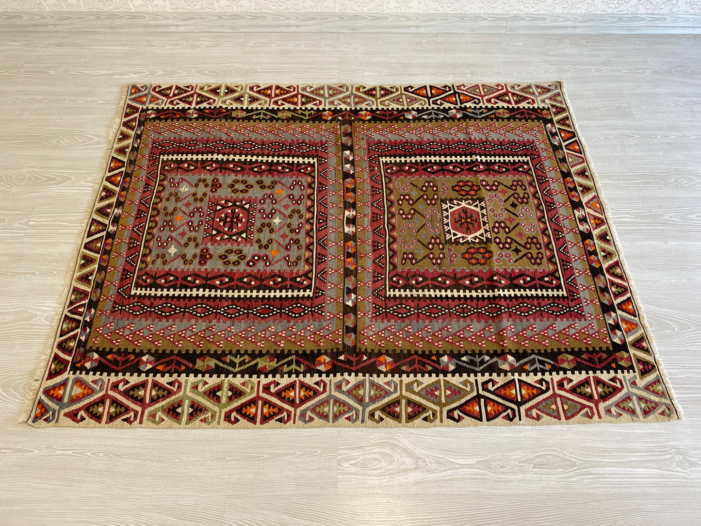 Collectable Old Kayseri Avsar Kilim