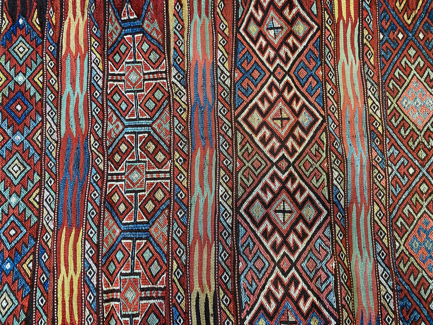 Collectable Tribal Nomadic Soumak Kilim Rug