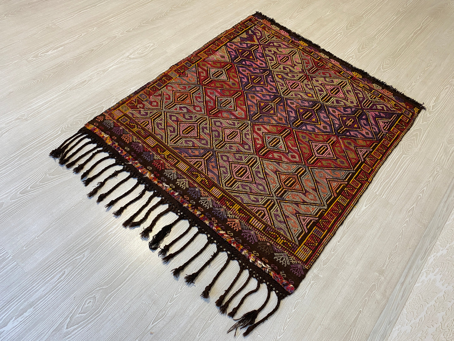 Nomadic Cicim Zili Kilim from Taurus Mountains