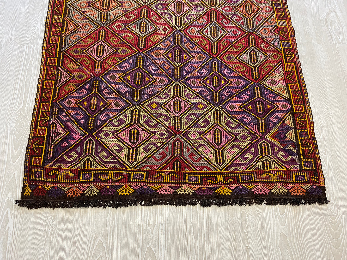 Nomadic Cicim Zili Kilim from Taurus Mountains