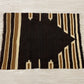 Black Siirt Blanket Kilim シルト・バッタニエ   シイルトブランケット