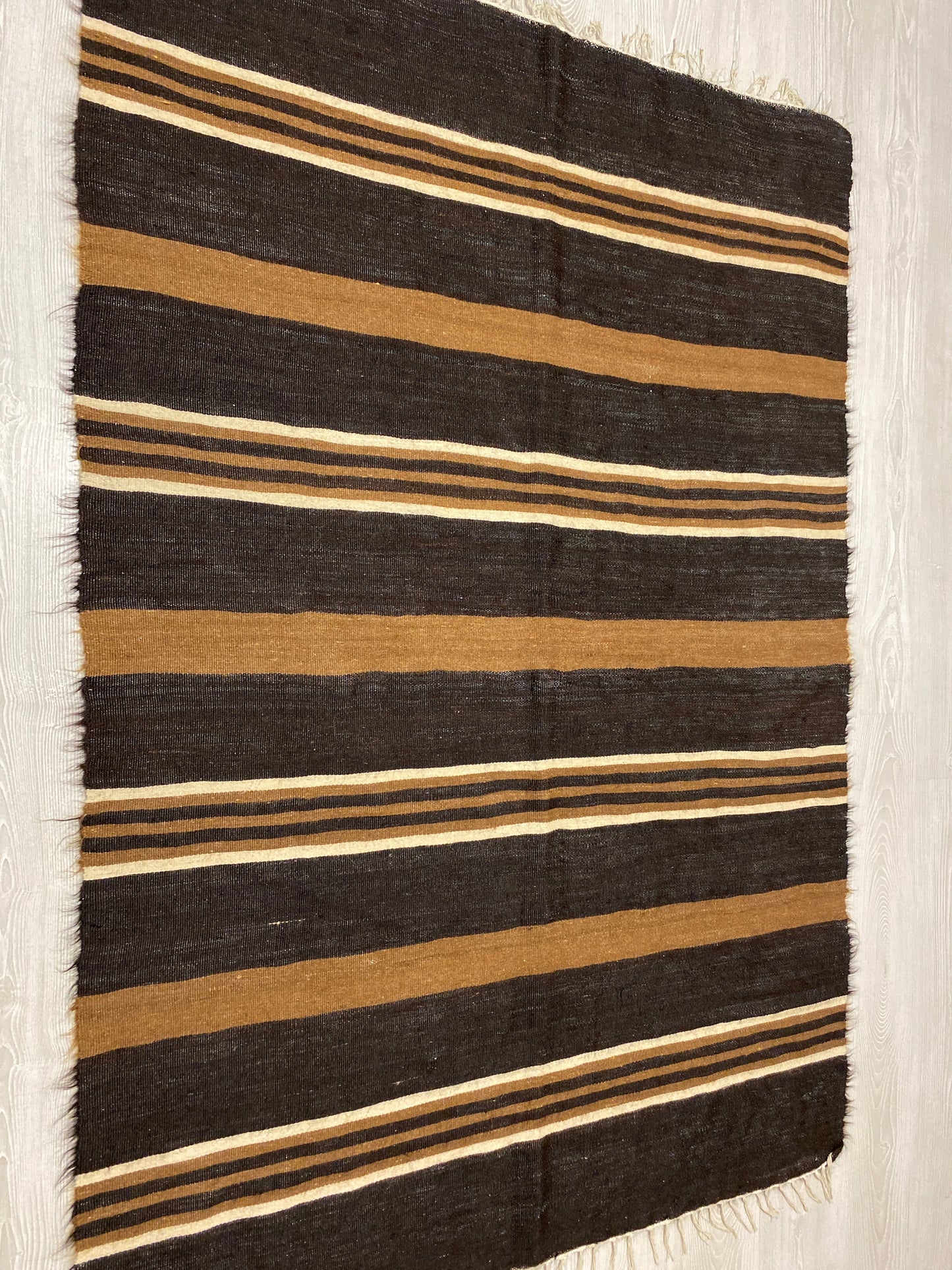 Angora Mohair Wool Siirt Blanket Kilim Rug - Kilim Art Gallery