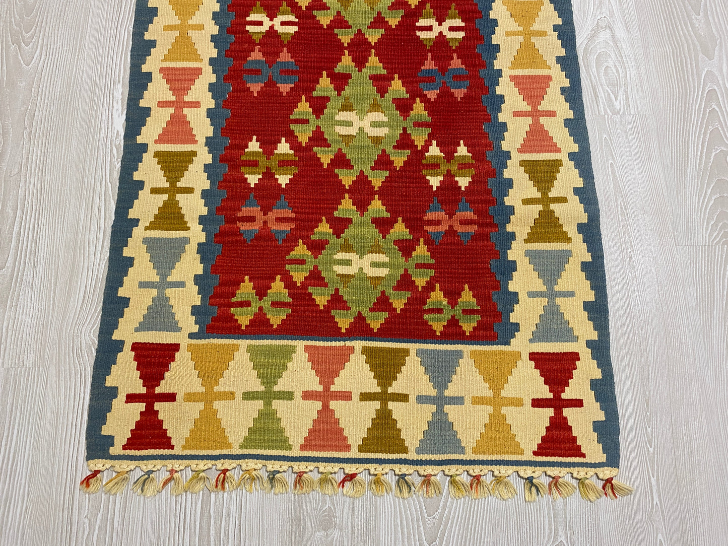Best Quality New Handmade Wool Turkish Kayseri Kelim Rug - Kilim Art Gallery