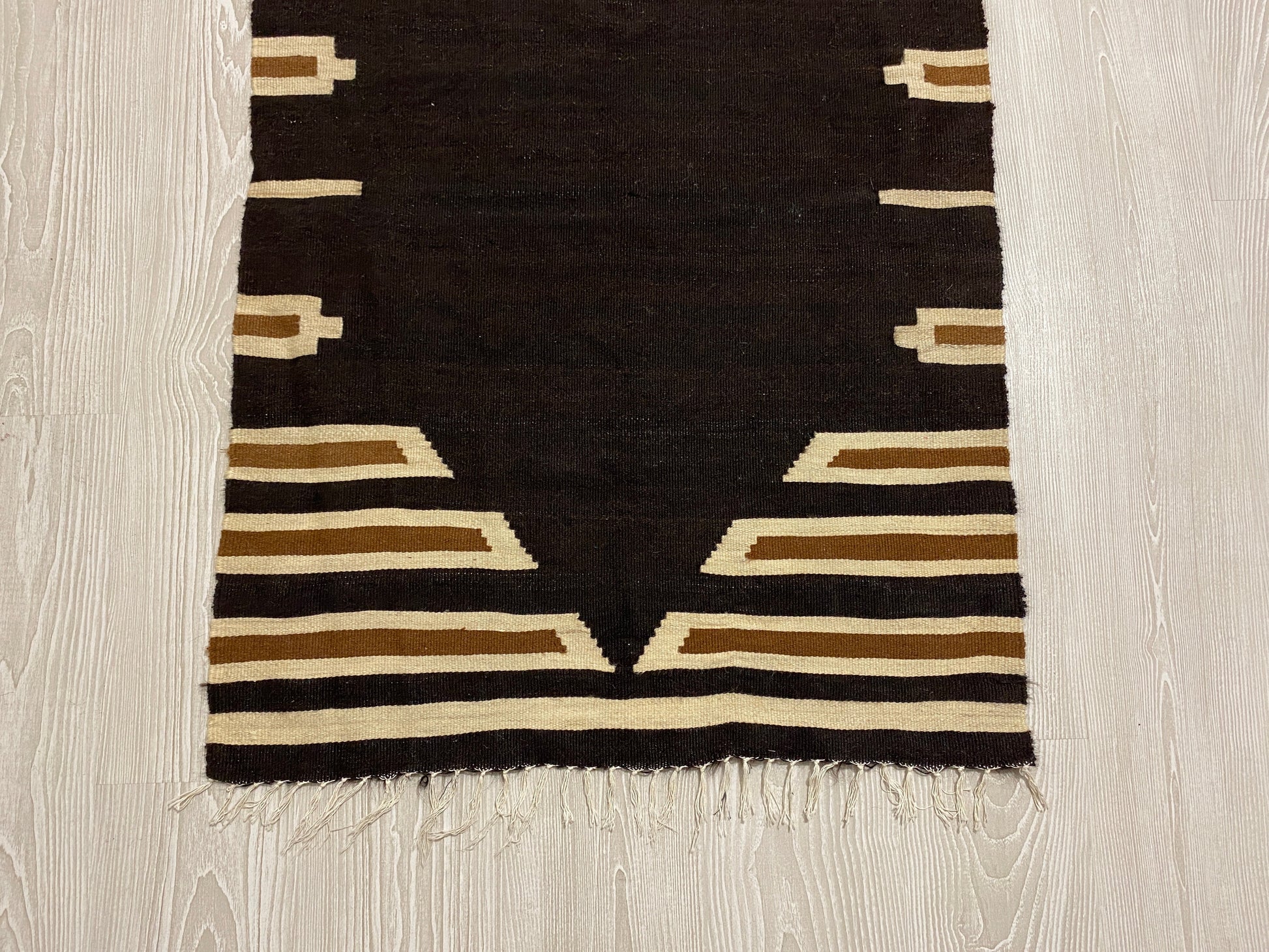 Black Siirt Blanket Kilim シルト・バッタニエ シイルトブランケット - Kilim Art Gallery