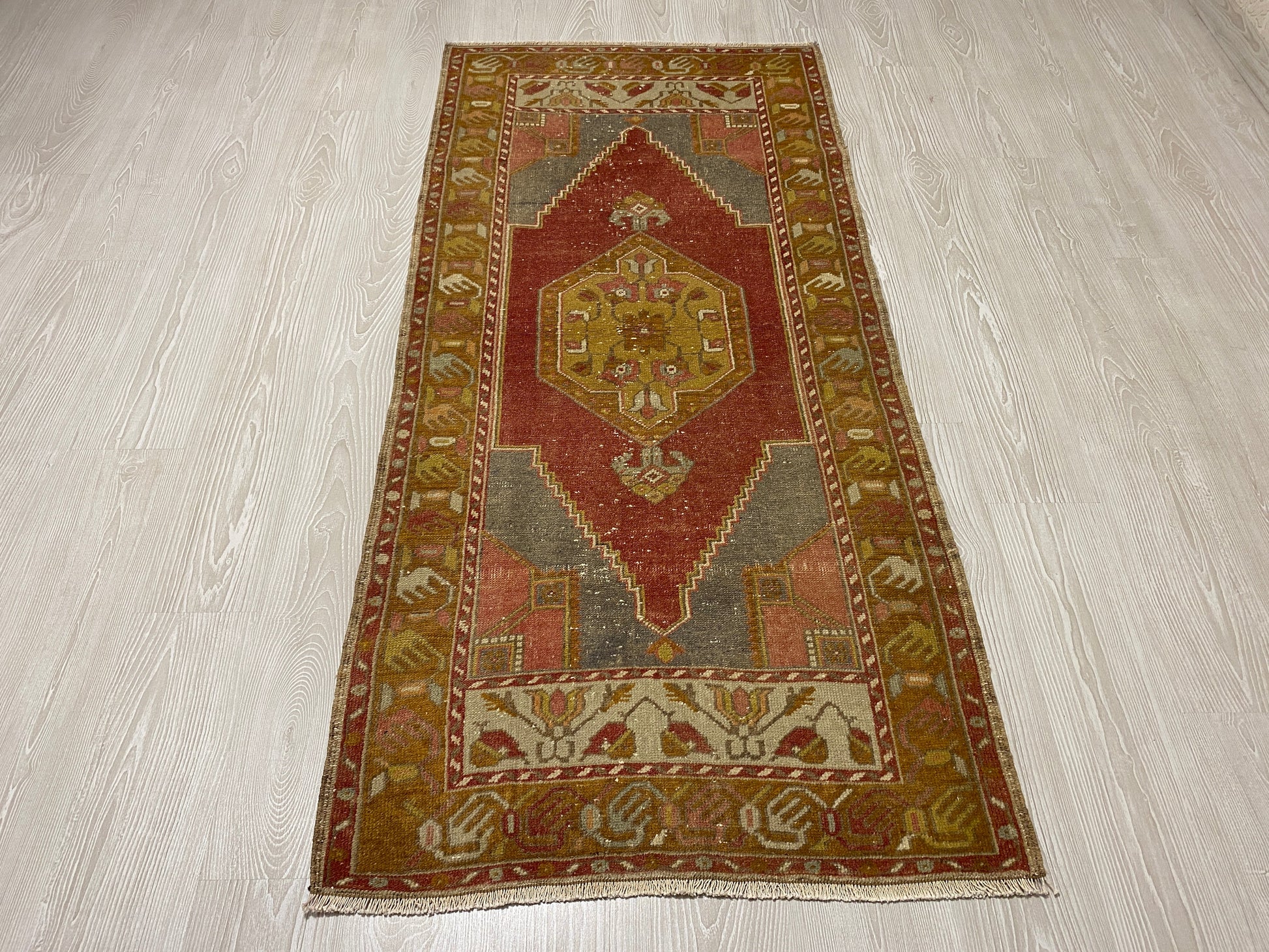 Burgundy Turkish Tribal Rug - Kilim Art Gallery