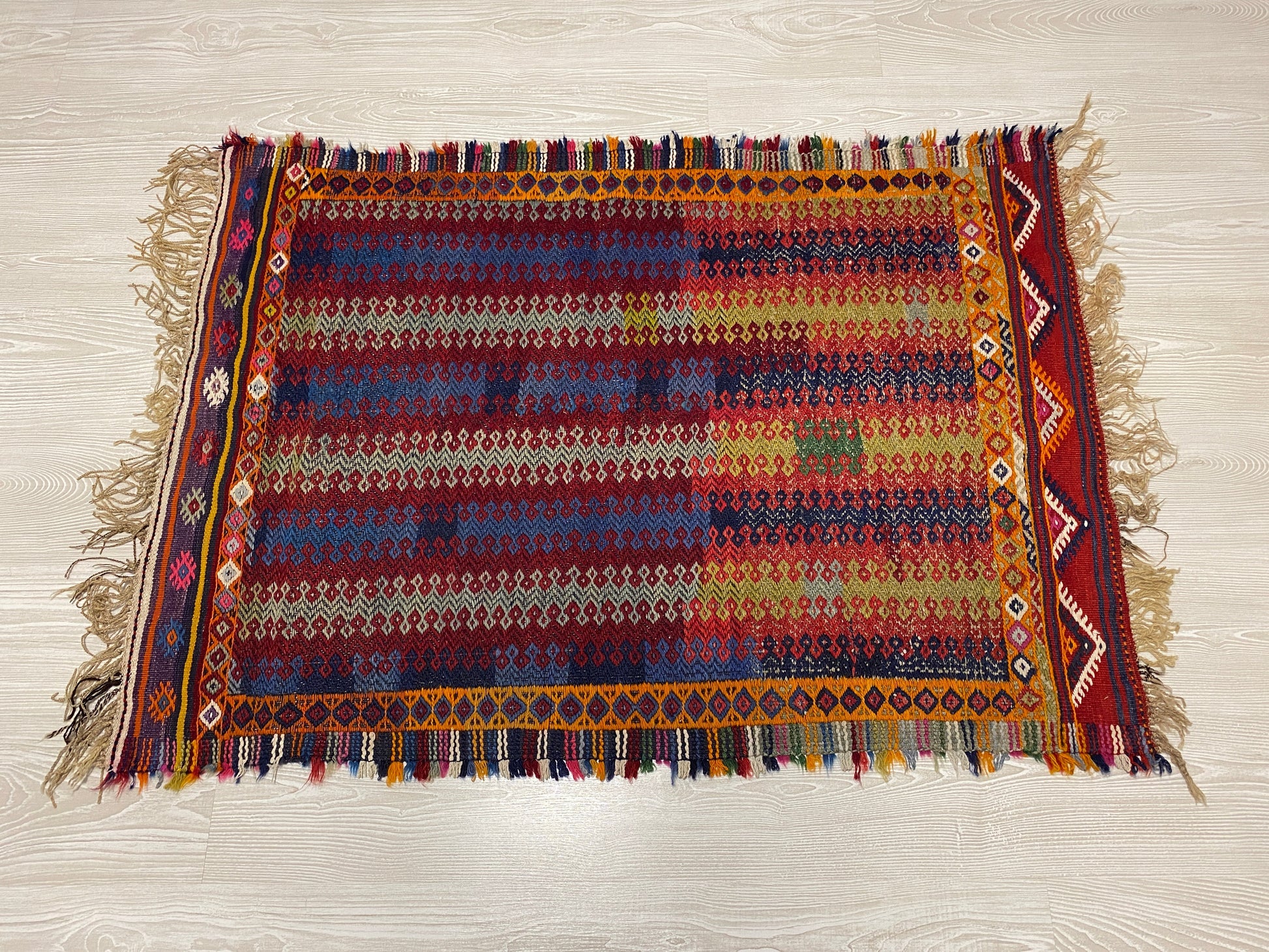 Collectable Antique Fethiye Cicim Sofra - Kilim Art Gallery
