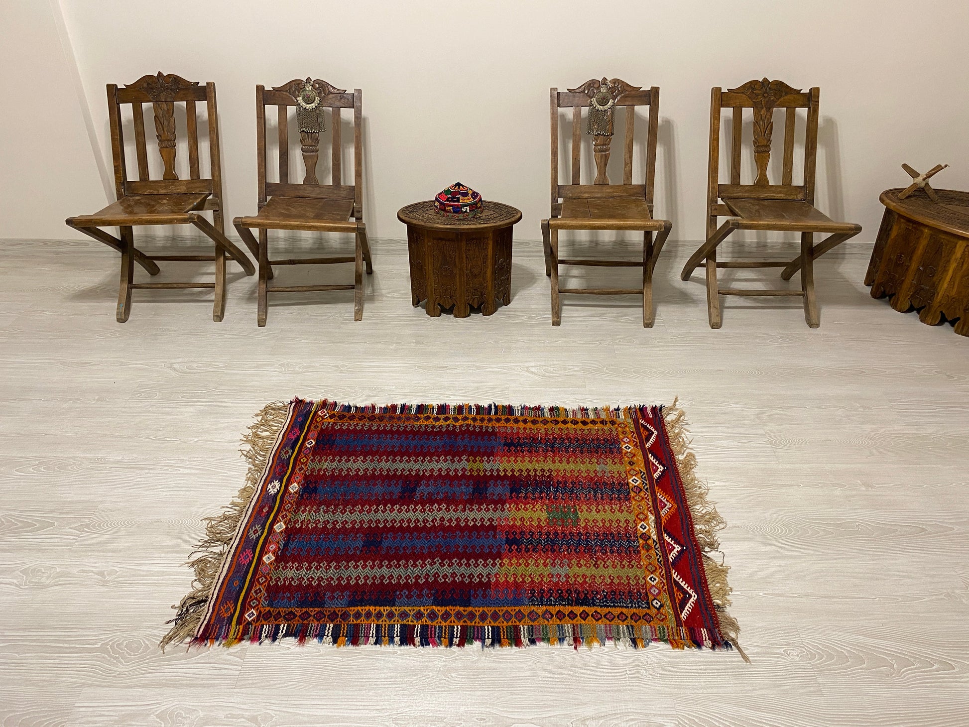 Collectable Antique Fethiye Cicim Sofra - Kilim Art Gallery