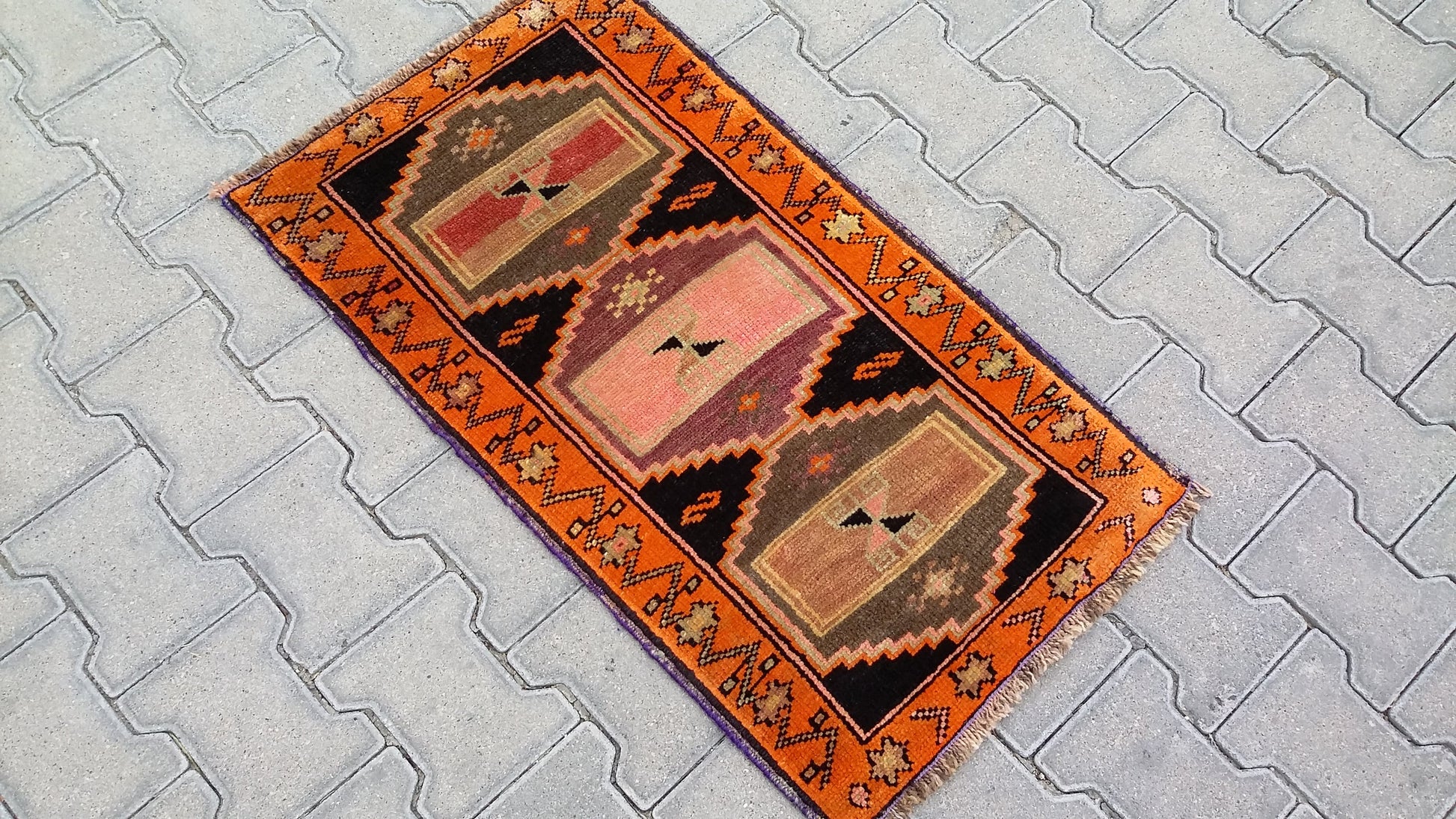 Collectable East Anatolian Small Rug Carpet - Kilim Art Gallery