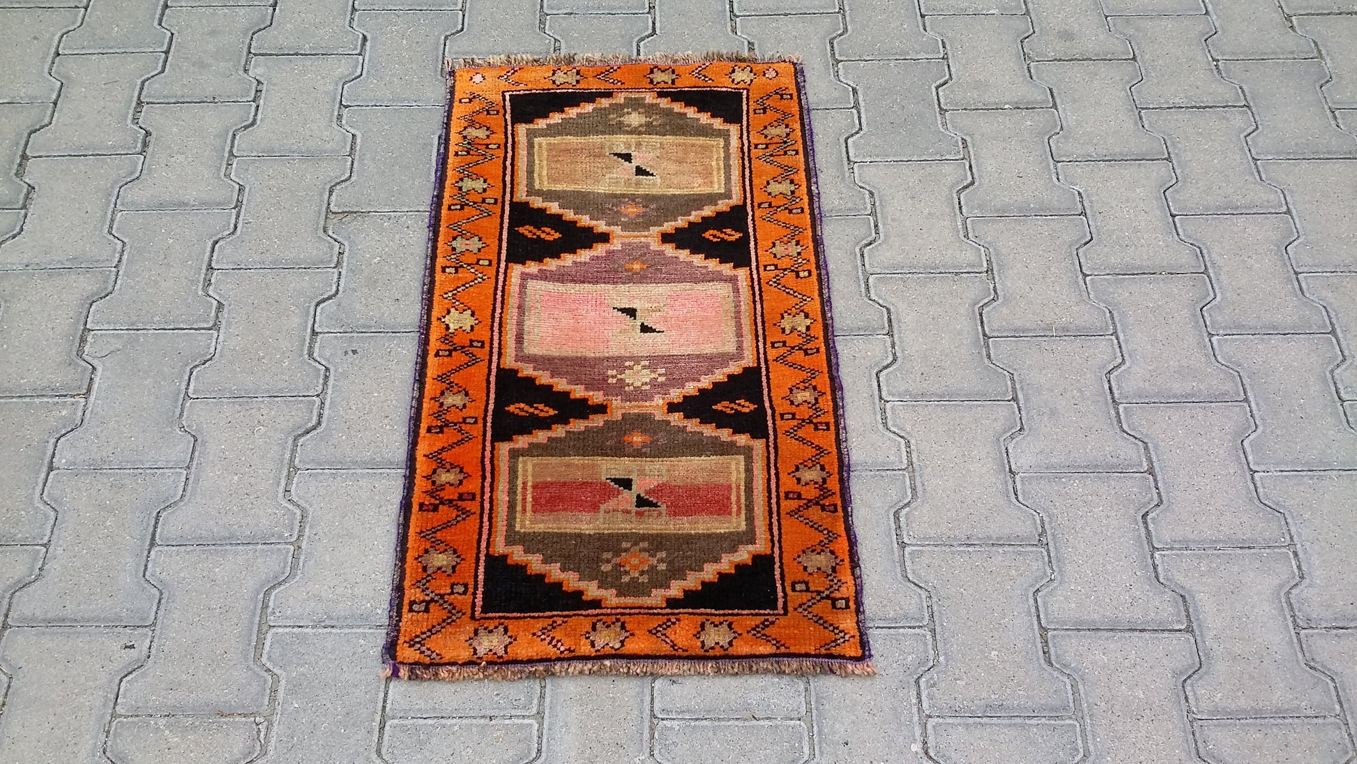Collectable East Anatolian Small Rug Carpet - Kilim Art Gallery