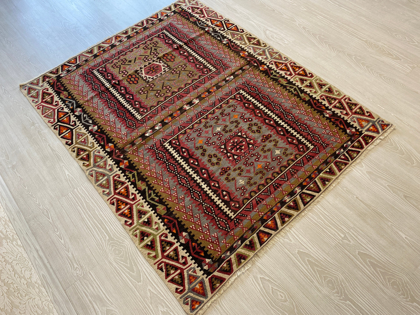 Collectable Old Kayseri Avsar Kilim カイセリオールドキリム - Kilim Art Gallery