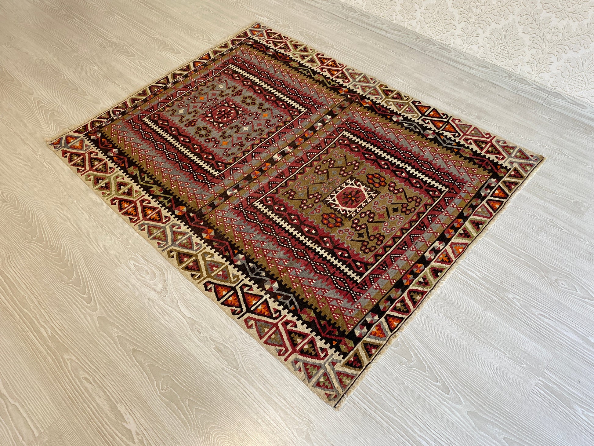 Collectable Old Kayseri Avsar Kilim カイセリオールドキリム - Kilim Art Gallery