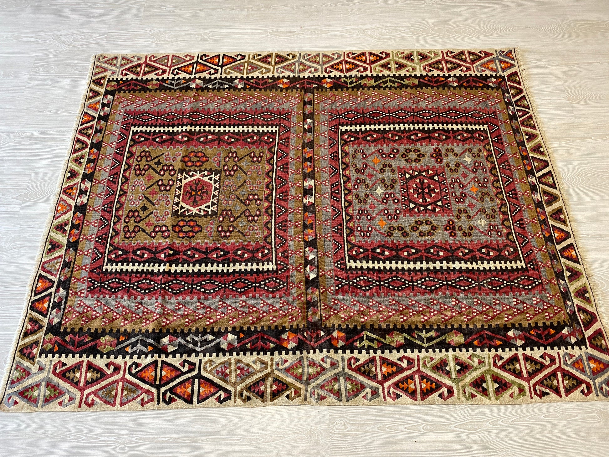 Collectable Old Kayseri Avsar Kilim カイセリオールドキリム - Kilim Art Gallery