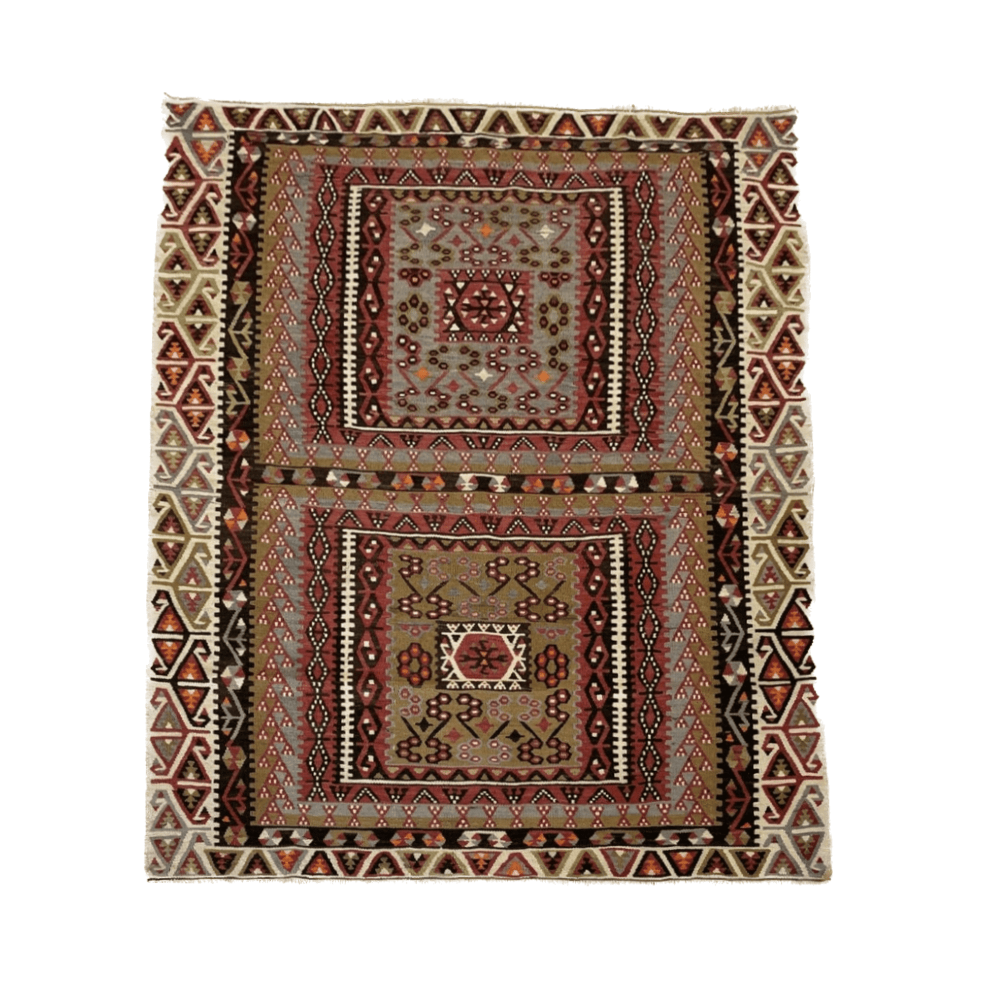 Collectable Old Kayseri Avsar Kilim カイセリオールドキリム - Kilim Art Gallery
