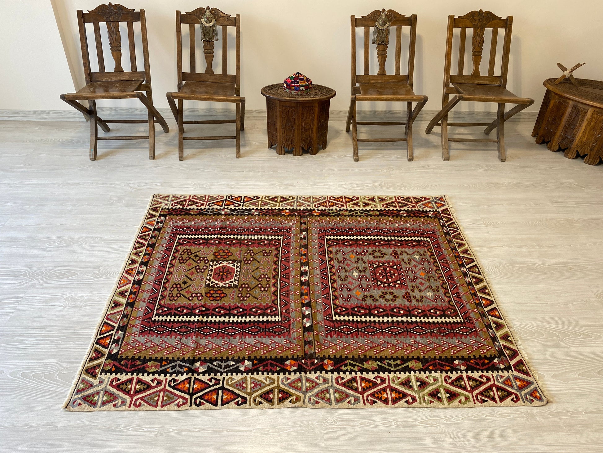 Collectable Old Kayseri Avsar Kilim カイセリオールドキリム - Kilim Art Gallery