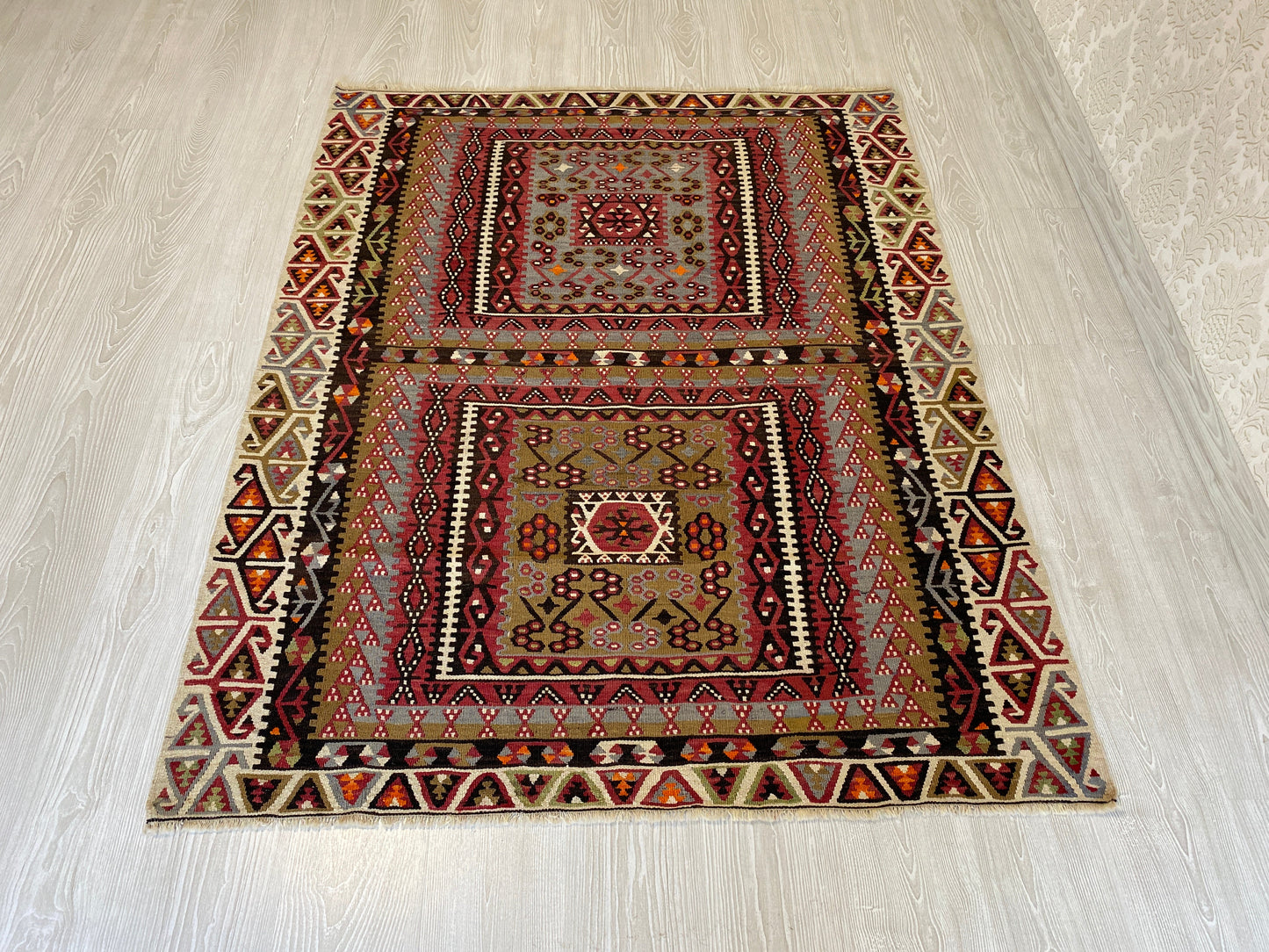 Collectable Old Kayseri Avsar Kilim カイセリオールドキリム - Kilim Art Gallery