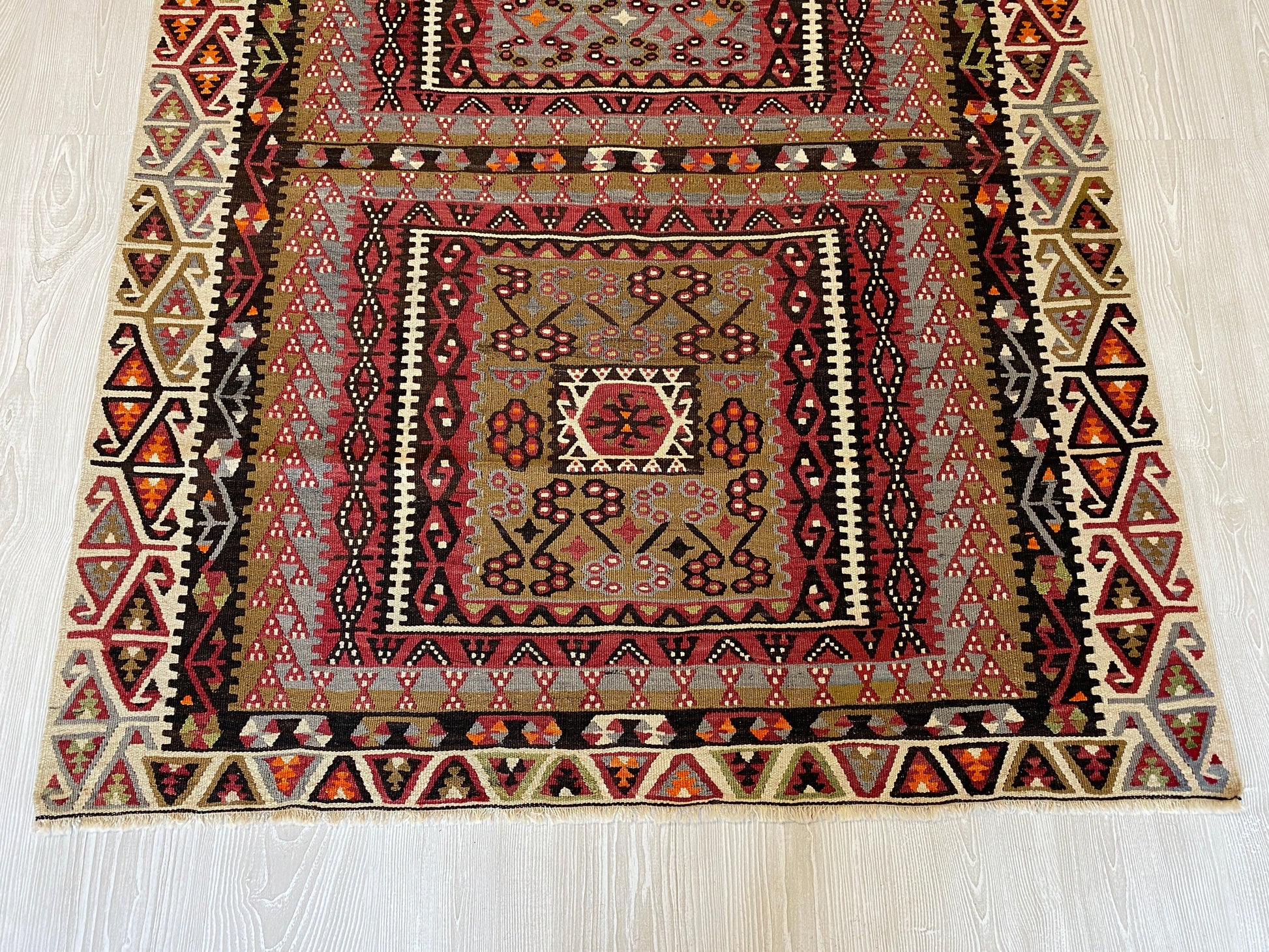 Collectable Old Kayseri Avsar Kilim カイセリオールドキリム - Kilim Art Gallery