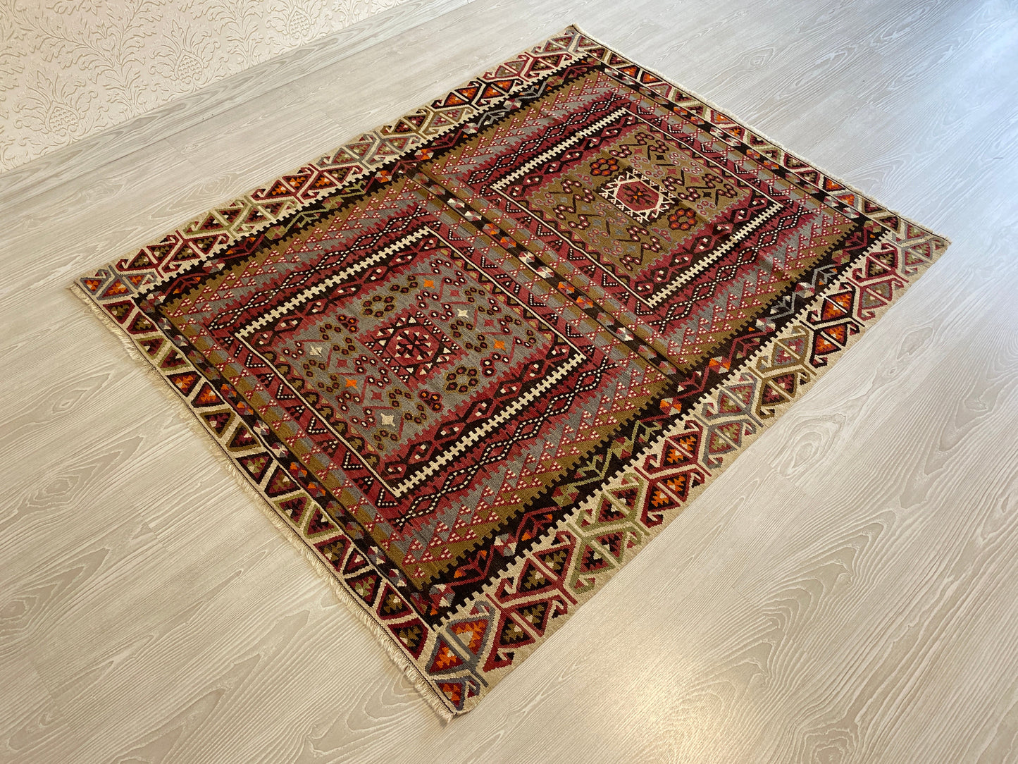 Collectable Old Kayseri Avsar Kilim カイセリオールドキリム - Kilim Art Gallery