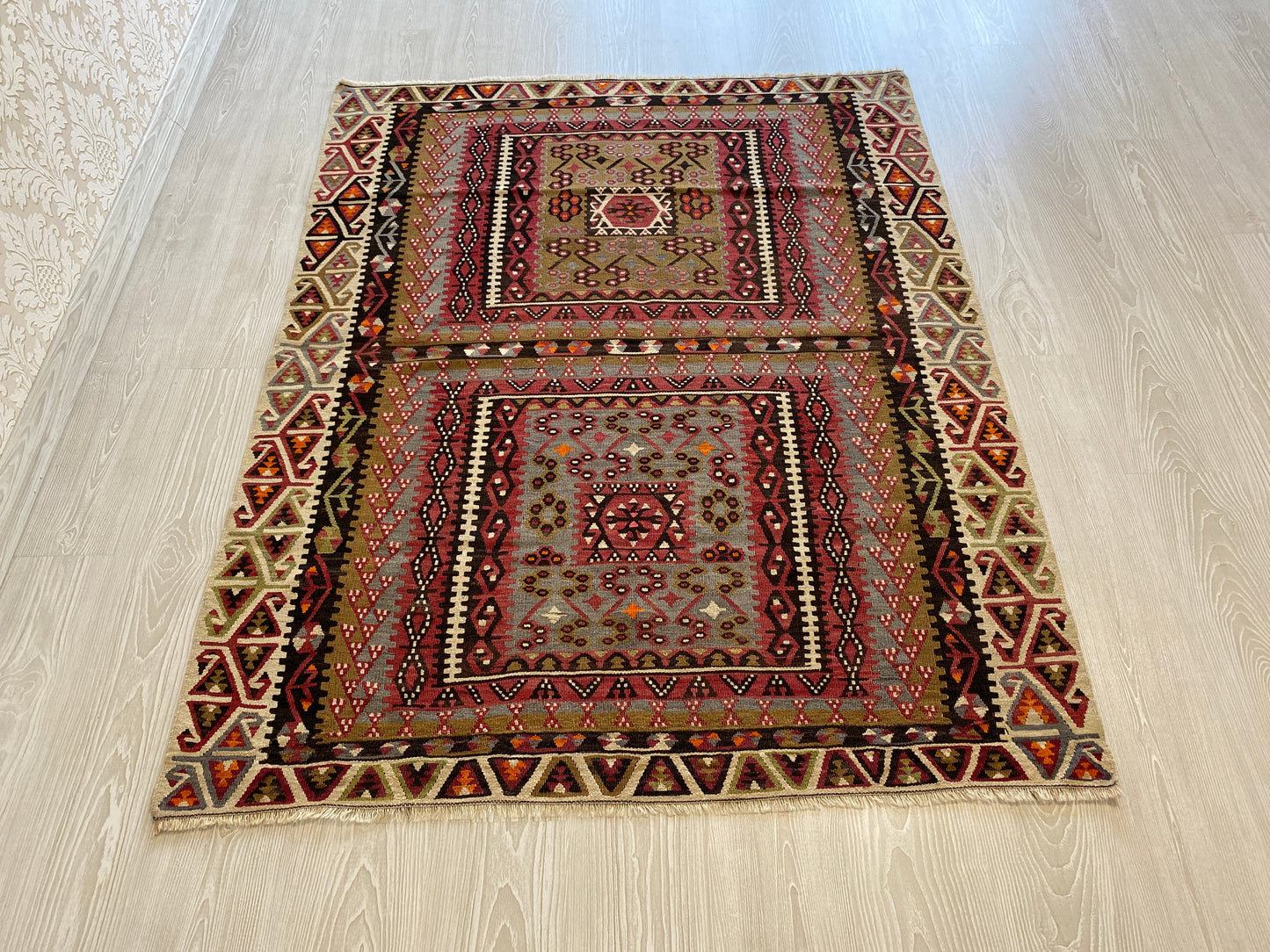 Collectable Old Kayseri Avsar Kilim カイセリオールドキリム - Kilim Art Gallery