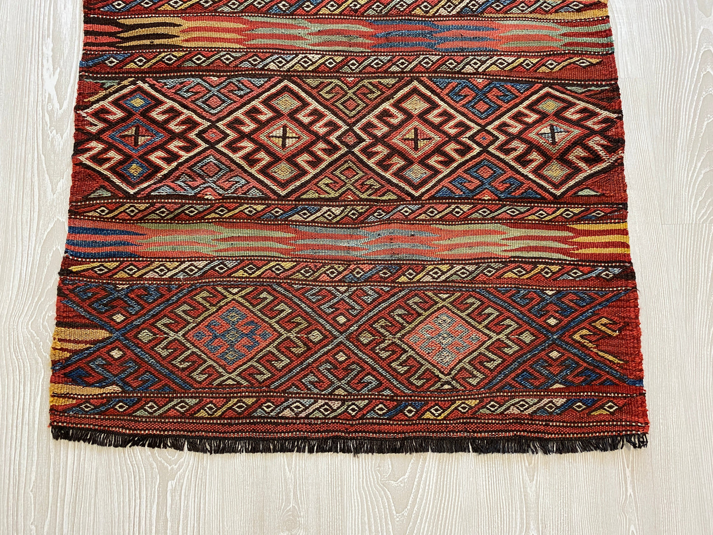 Collectable Tribal Nomadic Soumak Kilim Rug - Kilim Art Gallery