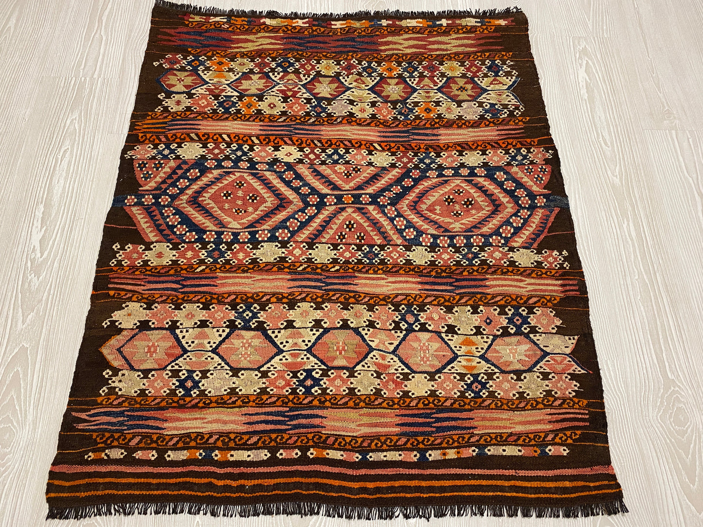 Collectable Turkish Nomadic Kilim - Kilim Art Gallery