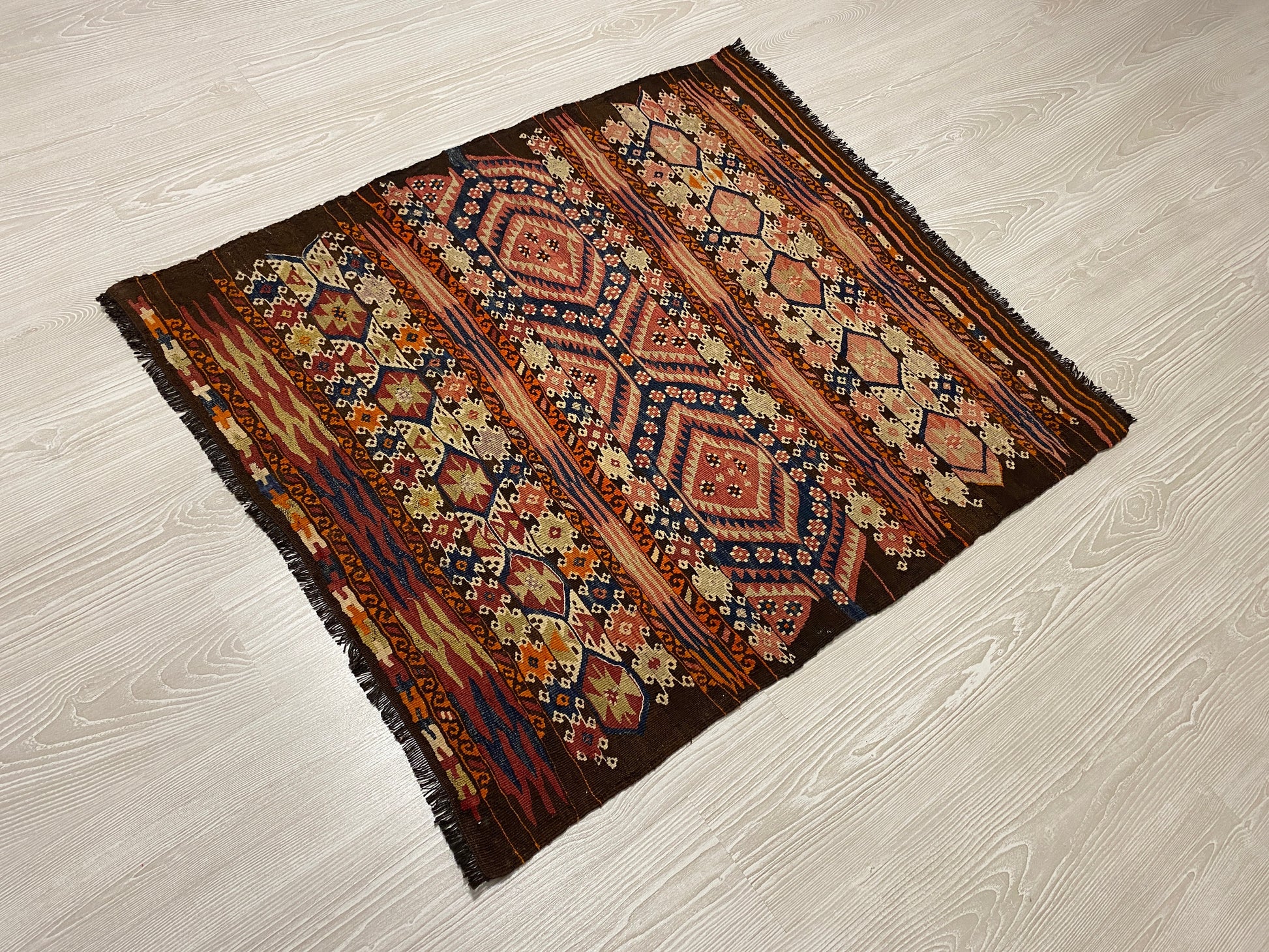 Collectable Turkish Nomadic Kilim - Kilim Art Gallery
