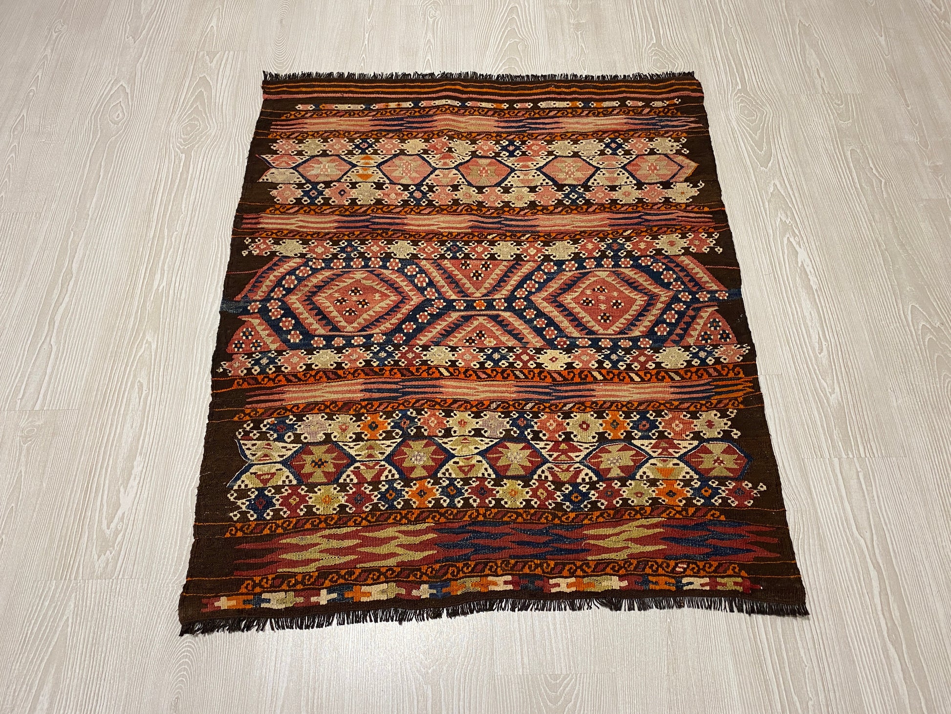 Collectable Turkish Nomadic Kilim - Kilim Art Gallery