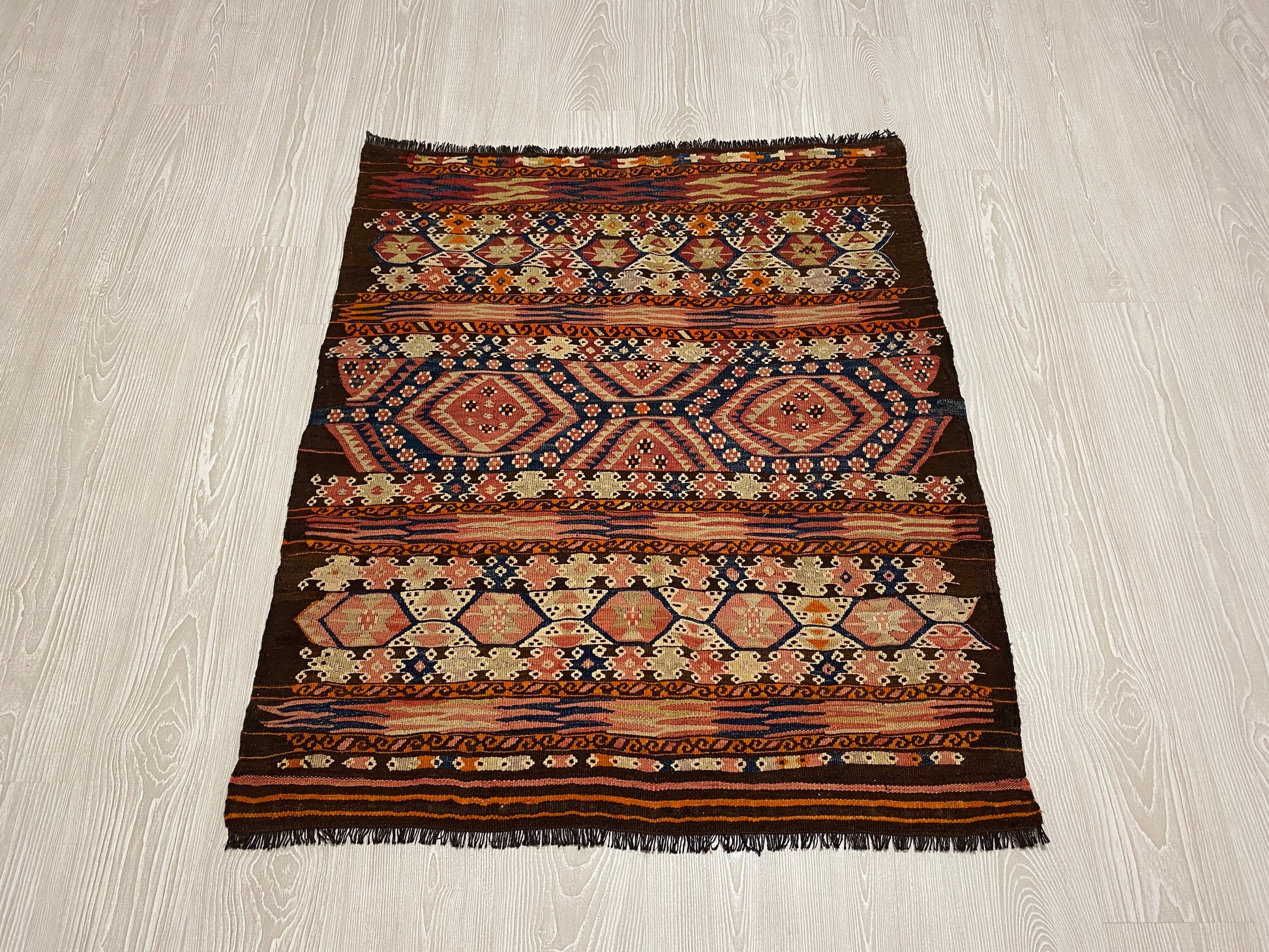 Collectable Turkish Nomadic Kilim - Kilim Art Gallery