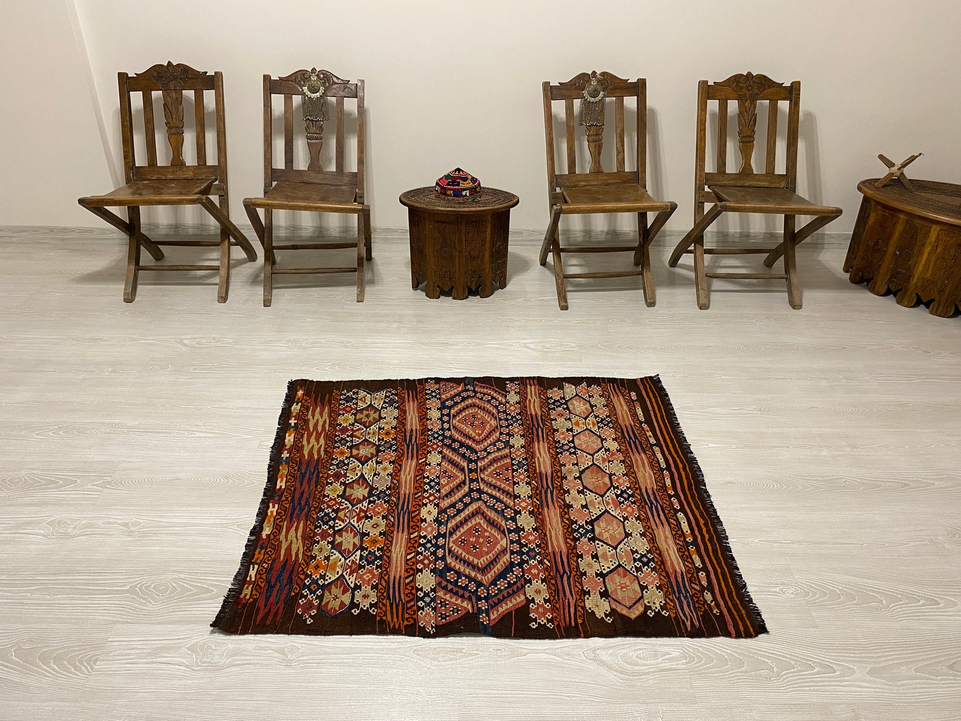 Collectable Turkish Nomadic Kilim - Kilim Art Gallery