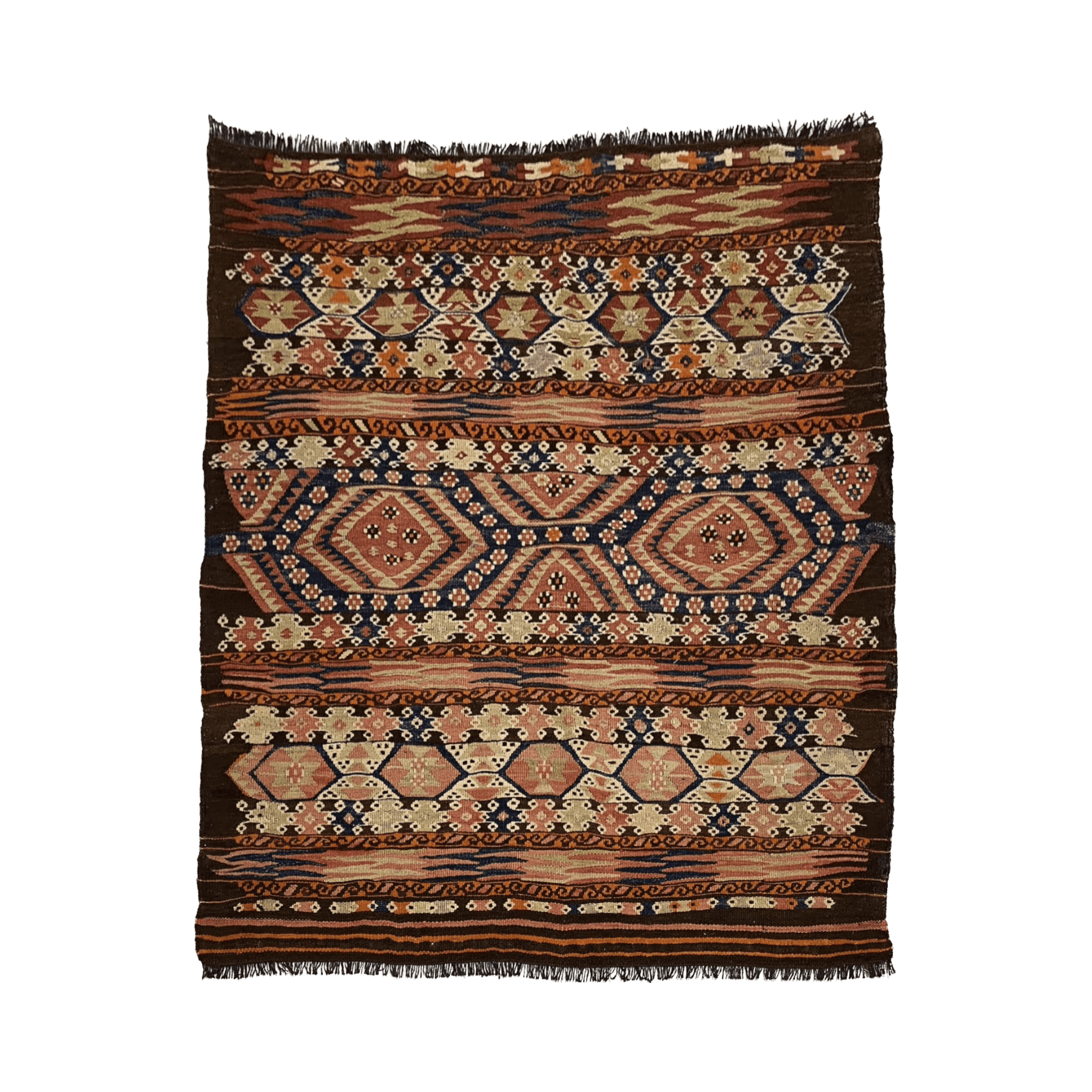Collectable Turkish Nomadic Kilim - Kilim Art Gallery