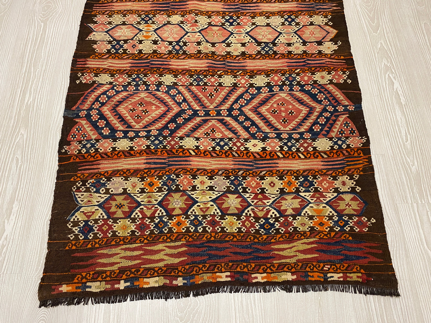 Collectable Turkish Nomadic Kilim - Kilim Art Gallery