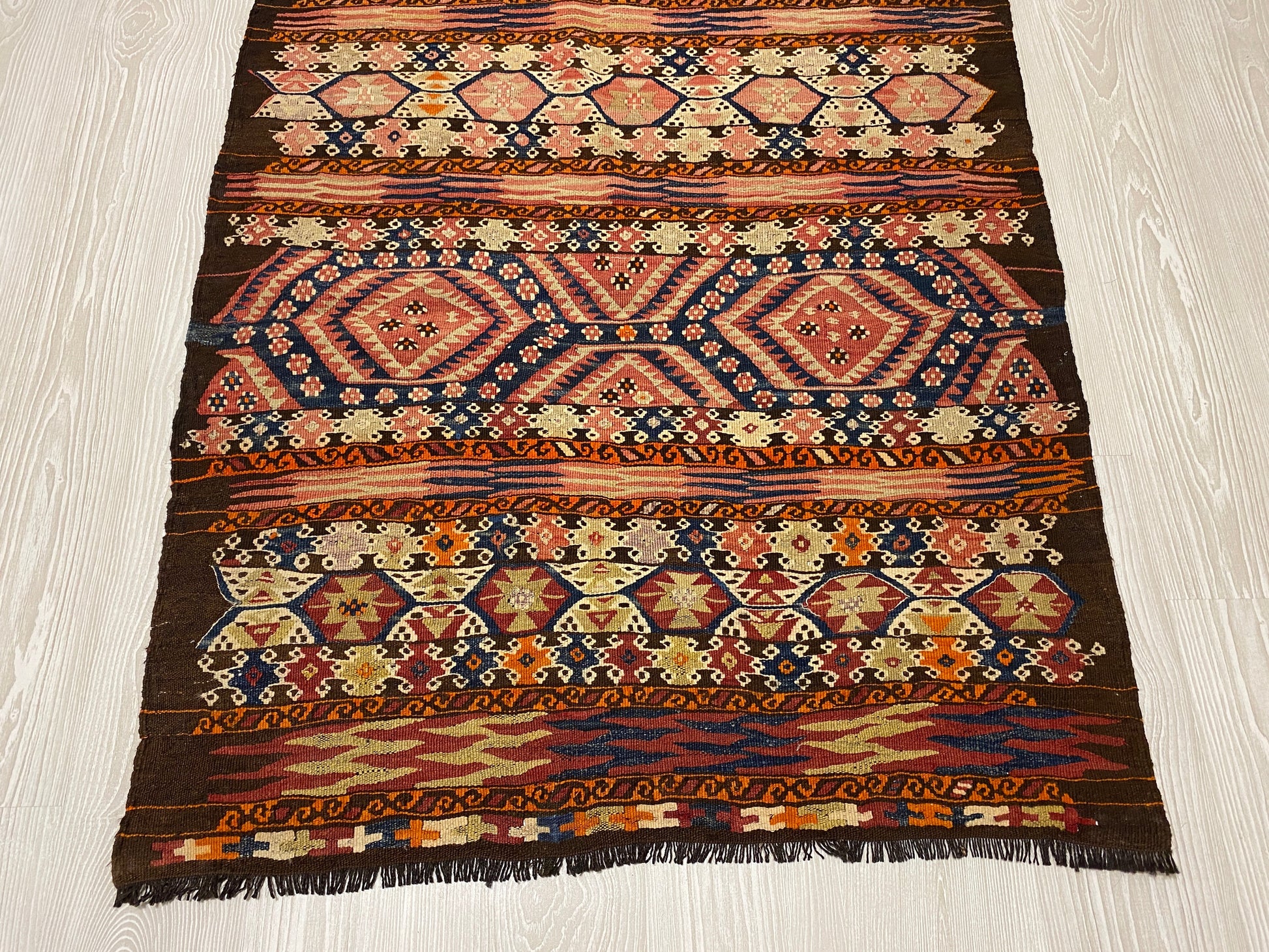 Collectable Turkish Nomadic Kilim - Kilim Art Gallery