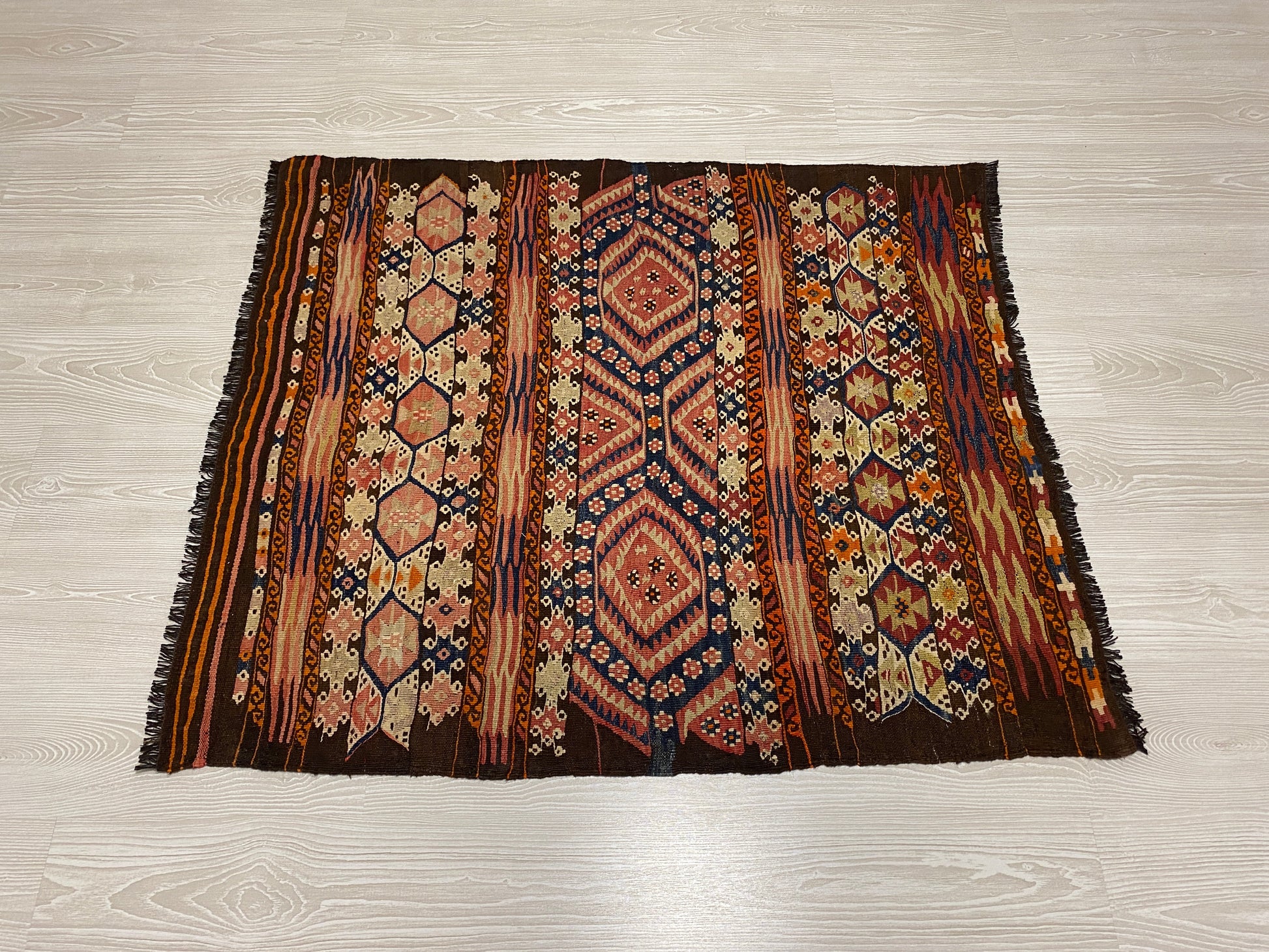 Collectable Turkish Nomadic Kilim - Kilim Art Gallery
