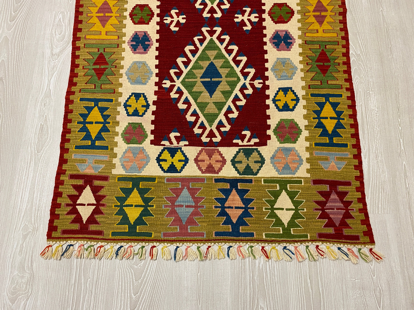 Colorful Best Quality New Turkish Kayseri Kilim - Kilim Art Gallery