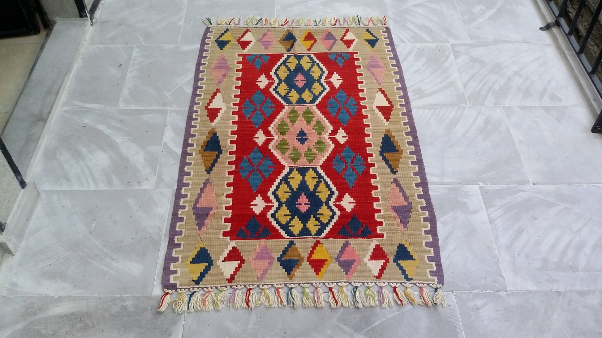 Colorful Turkish Kilim - Kilim Art Gallery