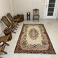 Decorative Vintage Turkish Oushak Rug - Kilim Art Gallery