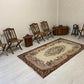 Decorative Vintage Turkish Oushak Rug - Kilim Art Gallery