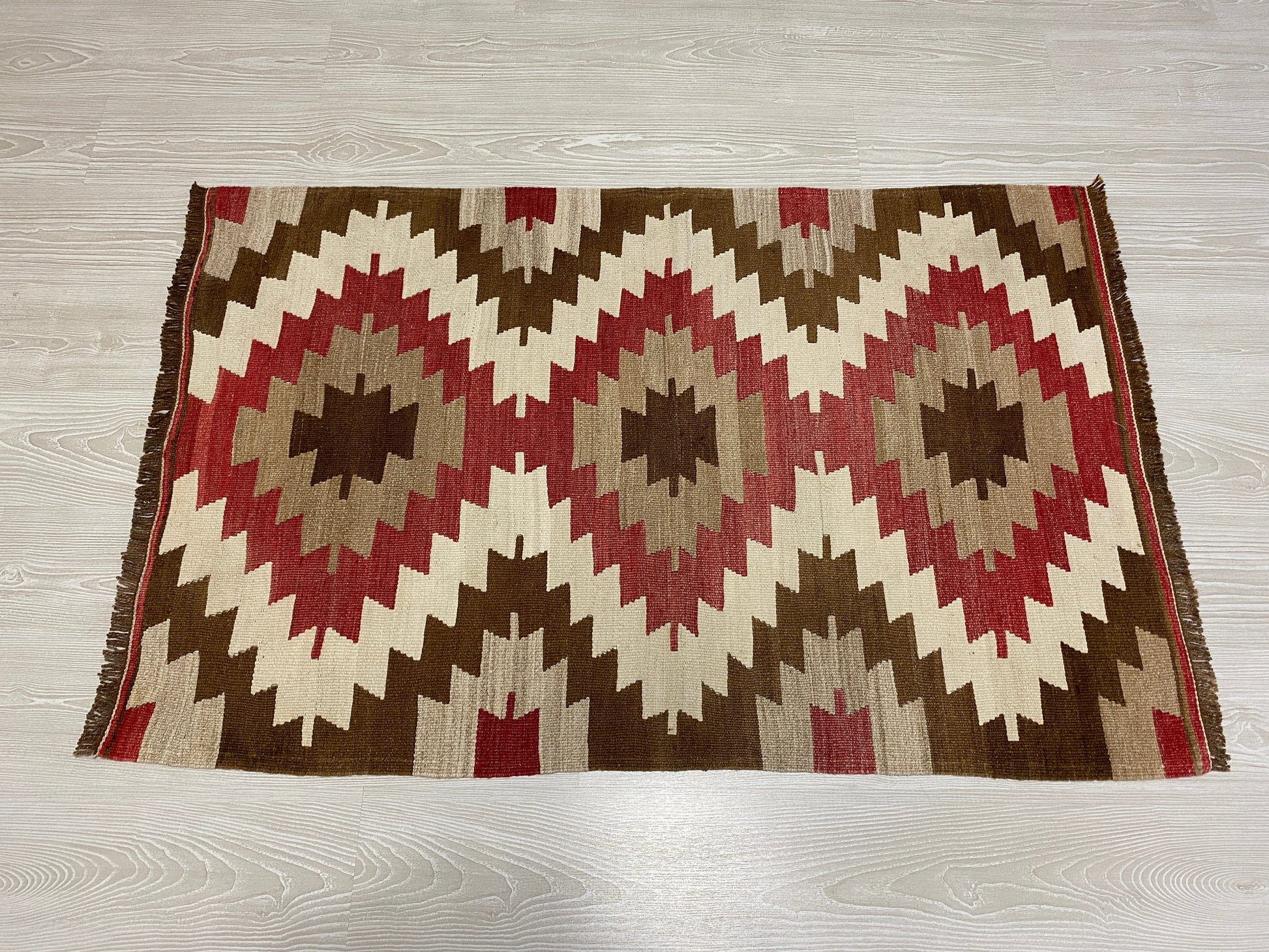 Geometric Eye Dazzler Kilim Rug - Kilim Art Gallery