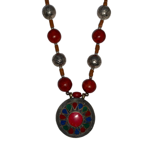 Handmade Natural Stone Necklace Jewelry - Kilim Art Gallery
