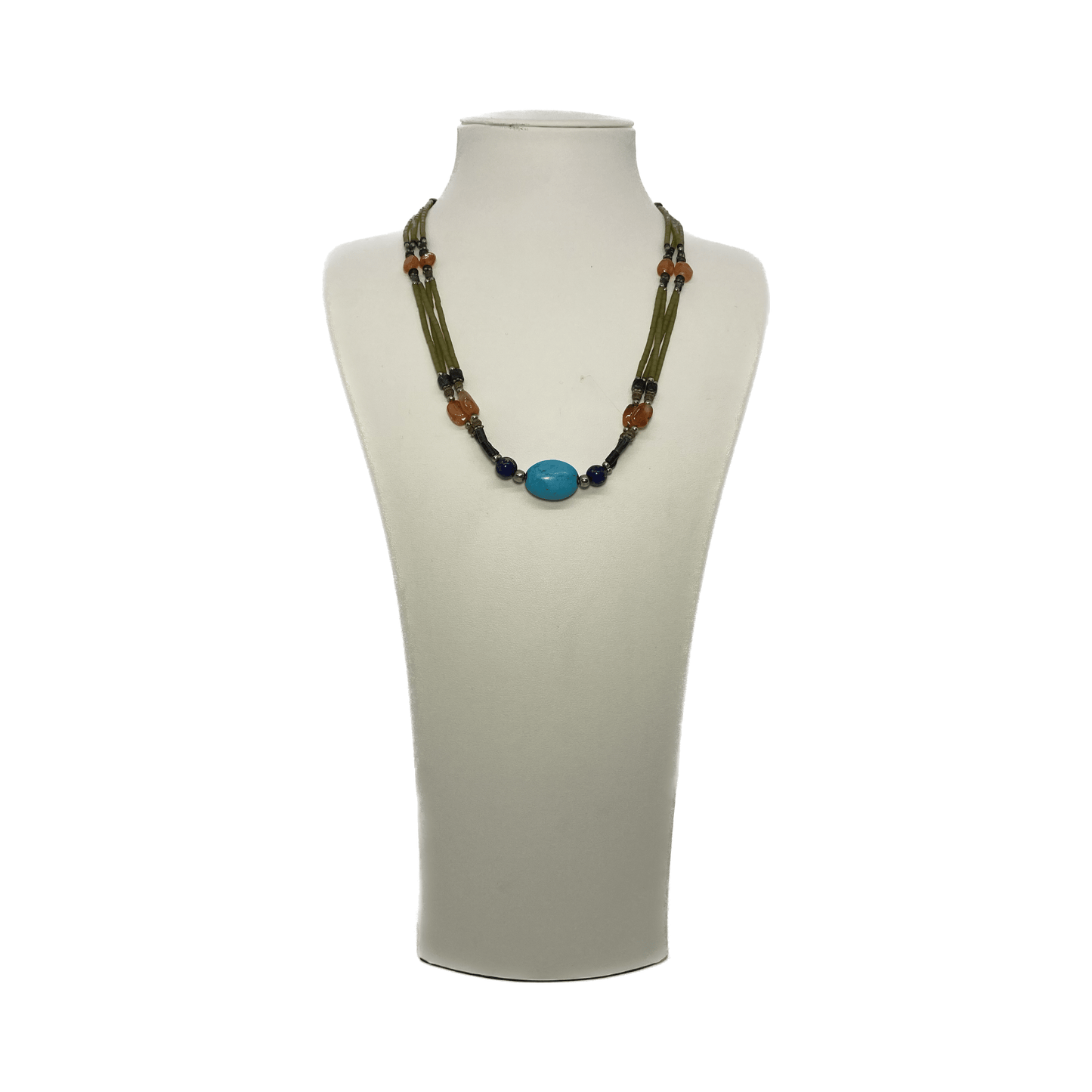 Handmade Natural Stone Necklace Jewelry - Kilim Art Gallery