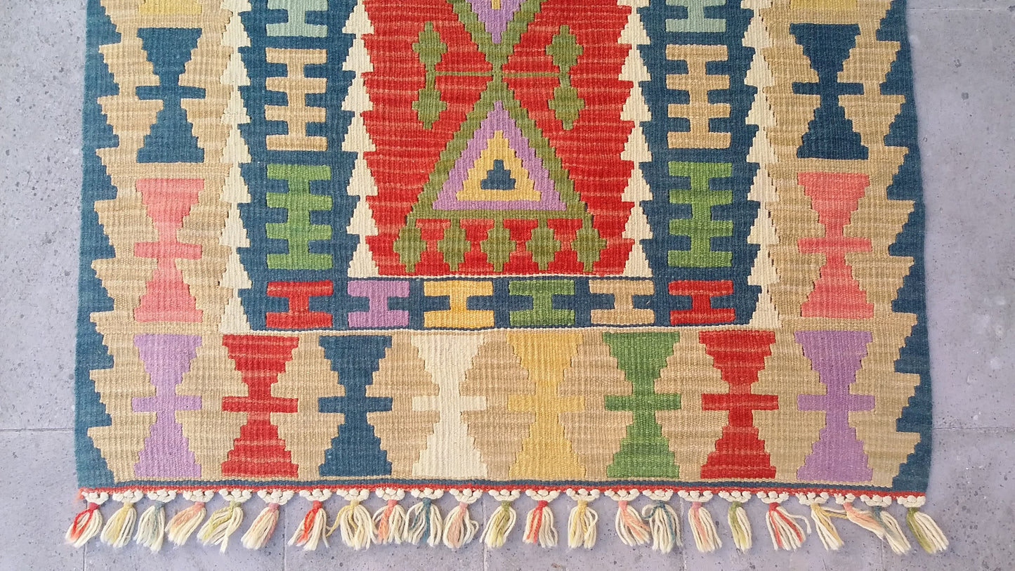 Handmade Turkish Kayseri Gomurgen Kilim Rug - Kilim Art Gallery