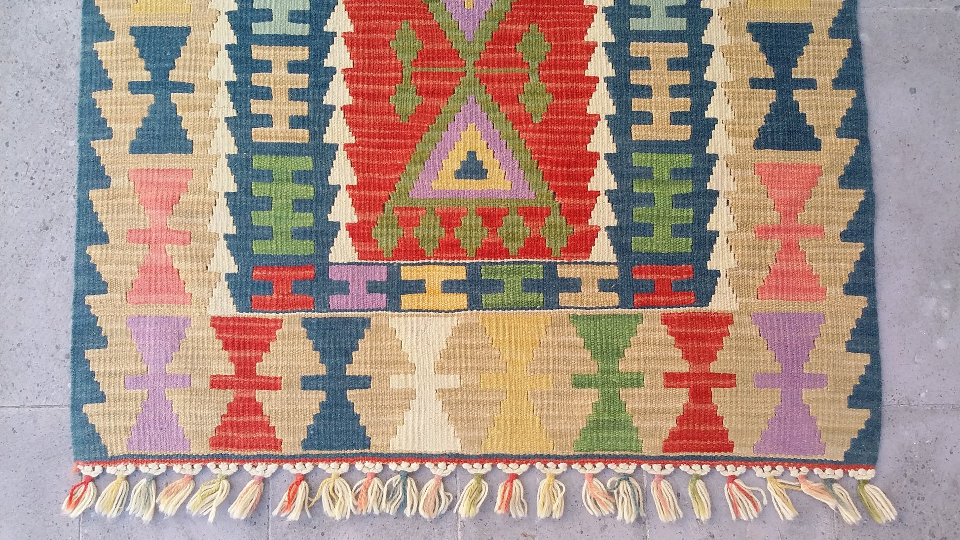 Handmade Turkish Kayseri Gomurgen Kilim Rug - Kilim Art Gallery