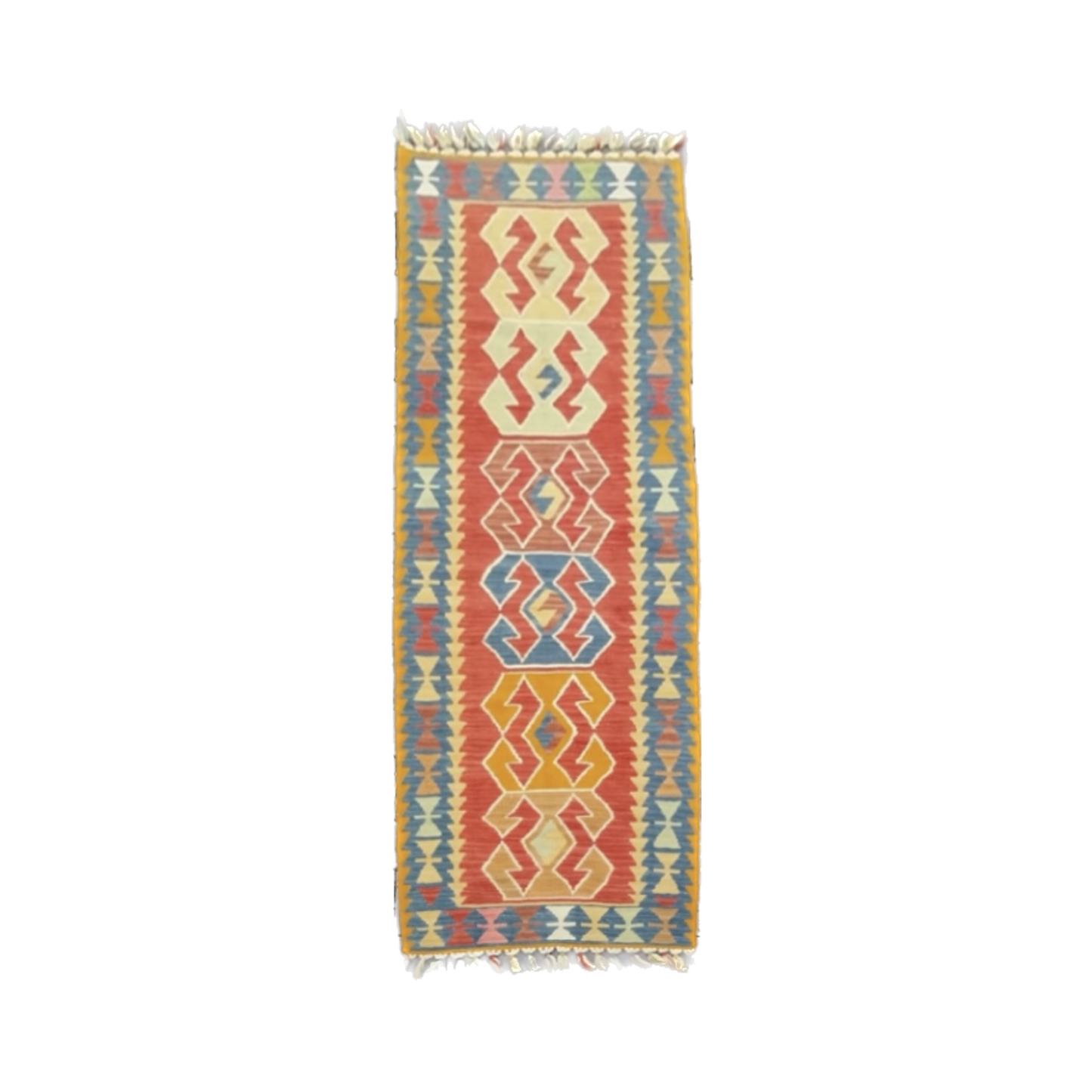 Narrow Turkish Kilim Runner Rug