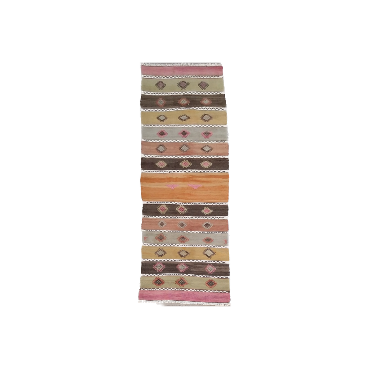 Nomadic Cicim Kilim Runner Jijim