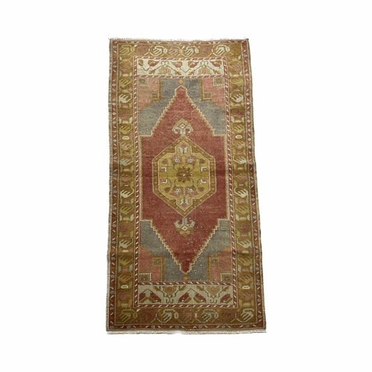 Burgundy Turkish Tribal Rug