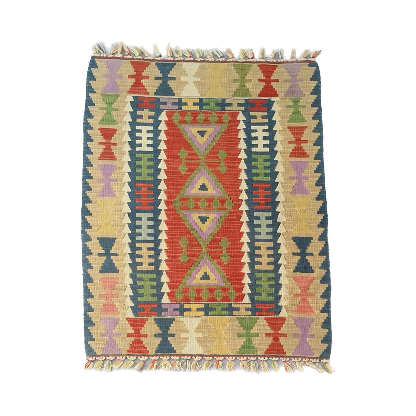 Handmade Turkish Kayseri Gomurgen Kilim Rug